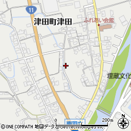 香川県さぬき市津田町津田2581-1周辺の地図