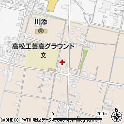 香川県高松市下田井町25-2周辺の地図