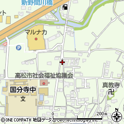 香川県高松市国分寺町新居1122周辺の地図