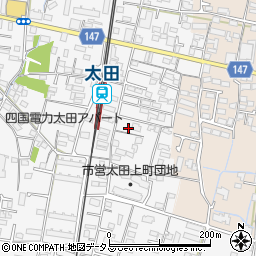 香川県高松市太田上町701周辺の地図