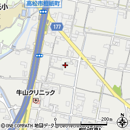 香川県高松市檀紙町694-15周辺の地図