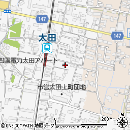 香川県高松市太田上町696周辺の地図