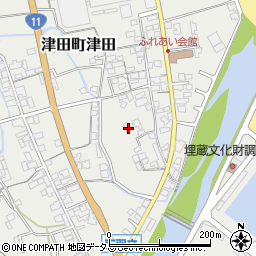 香川県さぬき市津田町津田2575-1周辺の地図