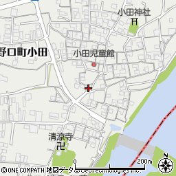 和歌山県橋本市高野口町小田225周辺の地図
