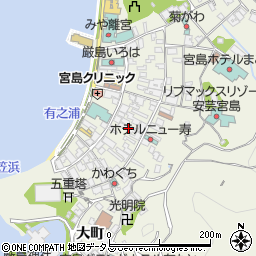広島県廿日市市宮島町516周辺の地図