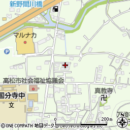 香川県高松市国分寺町新居960周辺の地図