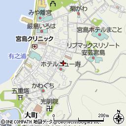 広島県廿日市市宮島町525周辺の地図