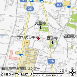 香川県高松市太田上町550周辺の地図