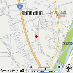 香川県さぬき市津田町津田2554-1周辺の地図