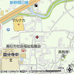 香川県高松市国分寺町新居960-2周辺の地図