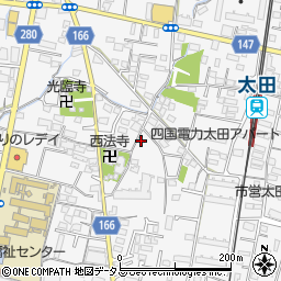 香川県高松市太田上町575周辺の地図