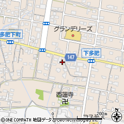 香川県高松市多肥下町206周辺の地図
