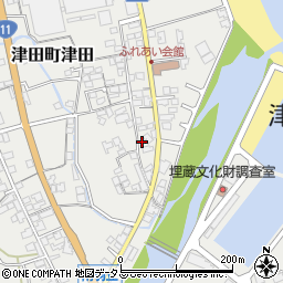 香川県さぬき市津田町津田2571-14周辺の地図