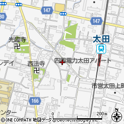香川県高松市太田上町578周辺の地図