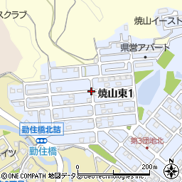 広島県呉市焼山東1丁目周辺の地図