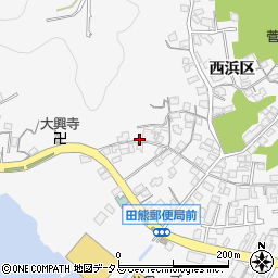 広島県尾道市因島田熊町西浜区2458-2周辺の地図