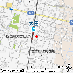 香川県高松市太田上町715周辺の地図