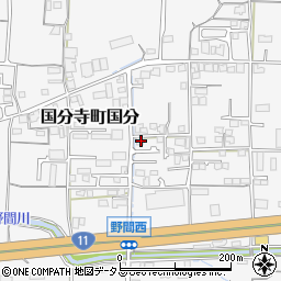 香川県高松市国分寺町国分537-5周辺の地図