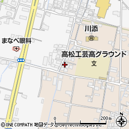 香川県高松市下田井町75-5周辺の地図
