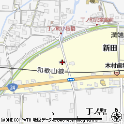 和歌山県伊都郡かつらぎ町新田25周辺の地図