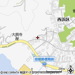 広島県尾道市因島田熊町西浜区2458-4周辺の地図