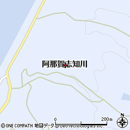 兵庫県南あわじ市阿那賀志知川周辺の地図