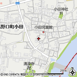 和歌山県橋本市高野口町小田227周辺の地図