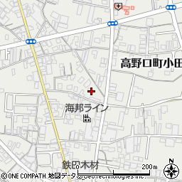 和歌山県橋本市高野口町小田605周辺の地図