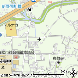 香川県高松市国分寺町新居962-1周辺の地図