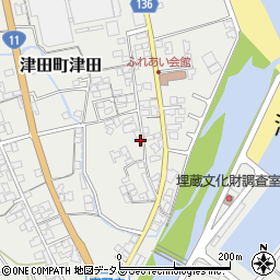 香川県さぬき市津田町津田2571-97周辺の地図