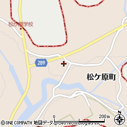 大竹市役所　松ケ原こども館周辺の地図