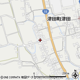 香川県さぬき市津田町津田2481-1周辺の地図