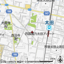 香川県高松市太田上町586周辺の地図