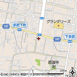 香川県高松市多肥下町168周辺の地図
