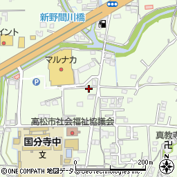 香川県高松市国分寺町新居1120周辺の地図