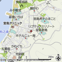 広島県廿日市市宮島町601周辺の地図