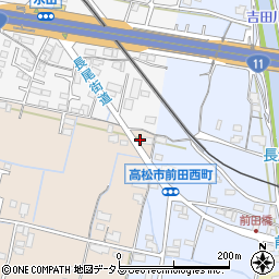 香川県高松市下田井町152-2周辺の地図