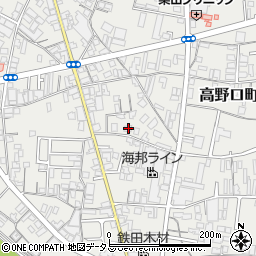 和歌山県橋本市高野口町小田608周辺の地図