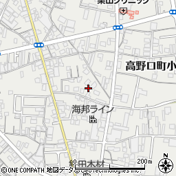 和歌山県橋本市高野口町小田607周辺の地図