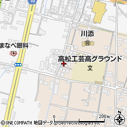 香川県高松市下田井町75-9周辺の地図