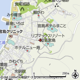 広島県廿日市市宮島町617周辺の地図