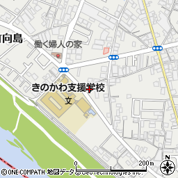 和歌山県橋本市高野口町向島23-7周辺の地図