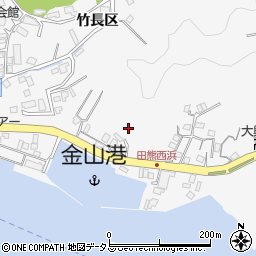 広島県尾道市因島田熊町金山区周辺の地図