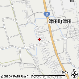 香川県さぬき市津田町津田2481-8周辺の地図