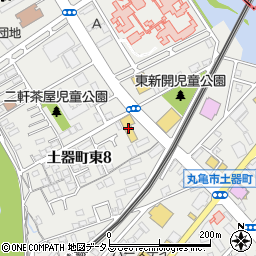 香川ダイハツモータース丸亀土器店周辺の地図