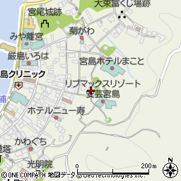 広島県廿日市市宮島町650周辺の地図