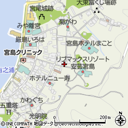 広島県廿日市市宮島町604周辺の地図