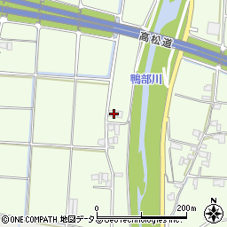 香川県さぬき市鴨部3187周辺の地図