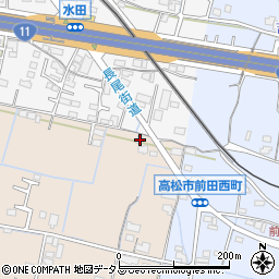 香川県高松市下田井町151-1周辺の地図