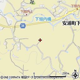 広島県呉市安浦町大字下垣内639周辺の地図